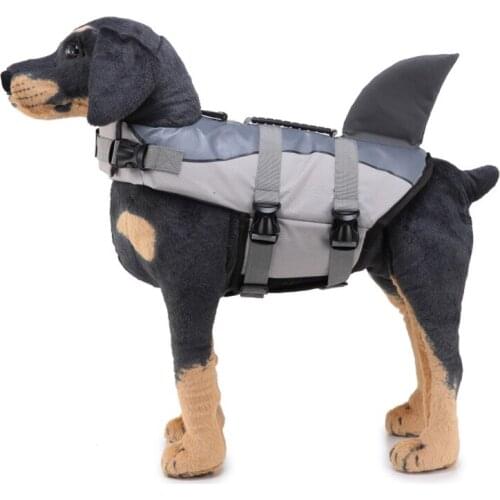 Dog Swimming Vest Coat Jacket Lifesaver Swimsuit