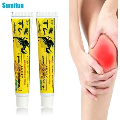 1pcs 20g Scorpion Pain Relief Ointment Arthritis Analgesic Cream Rheumatoid Joint Back Knee Treatment Herbal Medical Plaster