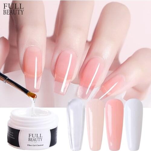 15ml Nail Extension Gel Quick Building UV Builder Gel Repair Broken Finger Prolong Form Nail Art French Manicure Tool CH1623-2