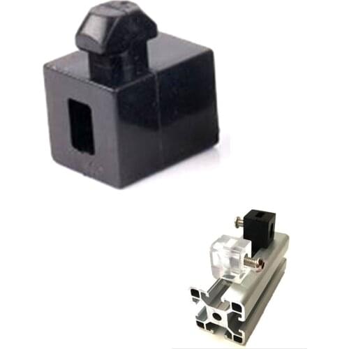 4pcs/lot 3030 Black Aluminum Spacer Block 4040 4545 Interval Connection Bracket Fastener Match Use Aluminum Profile