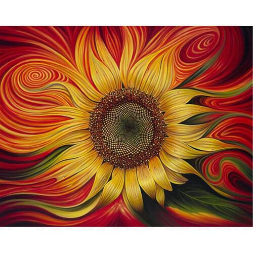 5D DIY Diamond Painting Sunflower Diamond Embroidery Full Cross Stitch Needlework Rhinestone Mosaic Home Decor Handmade Gift