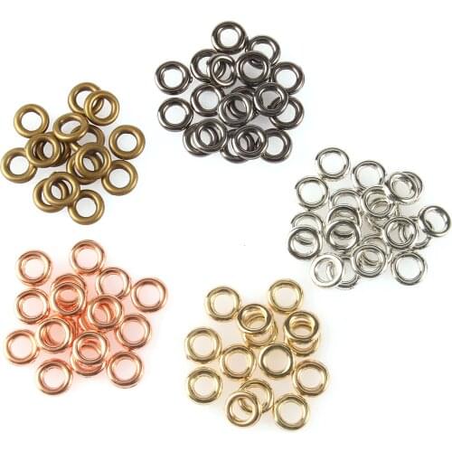 6/8/10/13/15mm CCB Beads Hoops Earrings Wires Connectors Closed Rings For Needlework Jewelry Making Finding Supplies Accessories