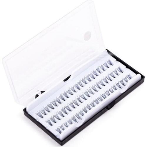 60 Clusters 8 10 12 14mm Individual Grafting Fake Eyelashes False Eyelashes Long Eye Lashes Extension Cluster Eyelashes