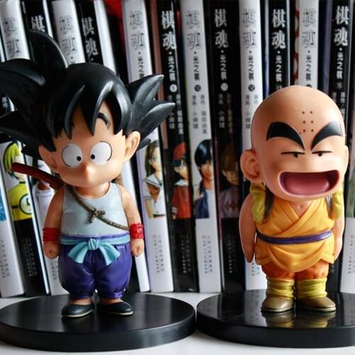 Bandai Dragon Ball Son Goku Master Roshi Uron Kuririn Action Figure Model Toys Anime Buu Doll Ornament For Fans Gift