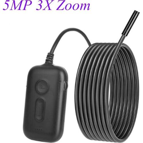 14mm 5MP 1944P Wireless WIFI Endoscope Camera 3X Zoom CMOS Borescope