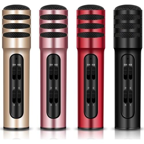 C7 Bluetooth Karaoke USB Studio Wireless Microphone Professiona Speaker Handheld Microfone Player Singing Recorder Condenser Mic