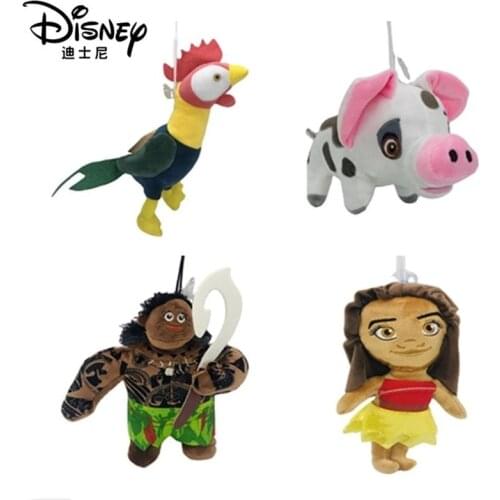 Disney Ocean Romance Moana Princess Moana Maui Heihei Pua Plush Toy Kawaii Pig Chicken Stuffed Soft Doll Kids Gifts 20cm