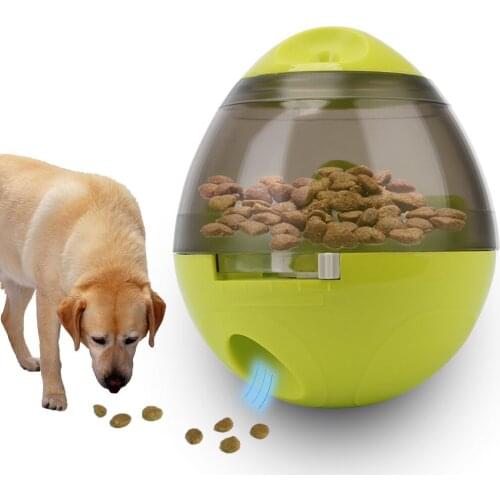 IQ Treat Ball Feeder Interactive Dog Toys Playing Training Ball For Dogs Cats Pets Leakage Food Ball Smarter Dog Food Dispenser