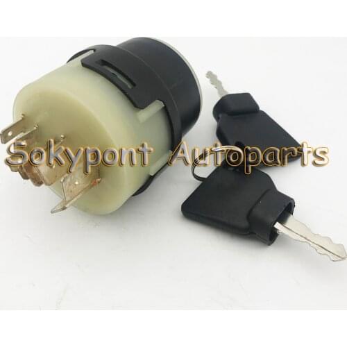 Ignition Switch With Keys FOR JCB ELT20-0039 701/80184 8055 ZTS 8018 8014 8027Z Fork Tractors 1pc