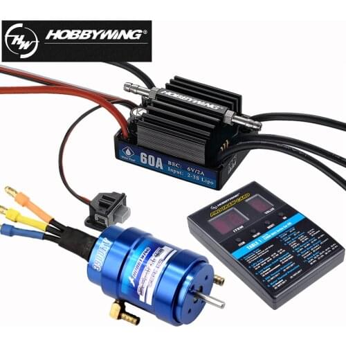 Hobbywing SeaKing V3 Waterproof 30A/60A/120A/130A/180A 2-6S 6V BEC Output Speed Controller With 6V BEC For RC Racing Boat