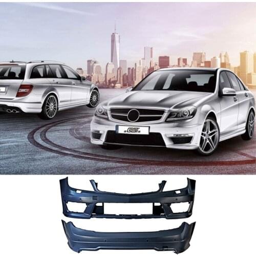 Suit For Benz Its Benzc180c200c260c300 Change C63amgw204w205amg Large Envelope Front and Rear Bars