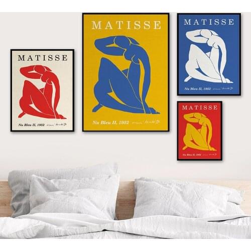 Henri Matisse Street Pop Art Canvas Wall Mural Poster Print Abstract Color Figure Painting Picture Office Living Room Home Decor