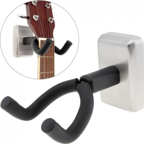 Wall Mount Guitar Hanger Hook Holder Soft Sponge Coat with Stainless Steel Base for Guitar / Violin/ Ukulele Hot