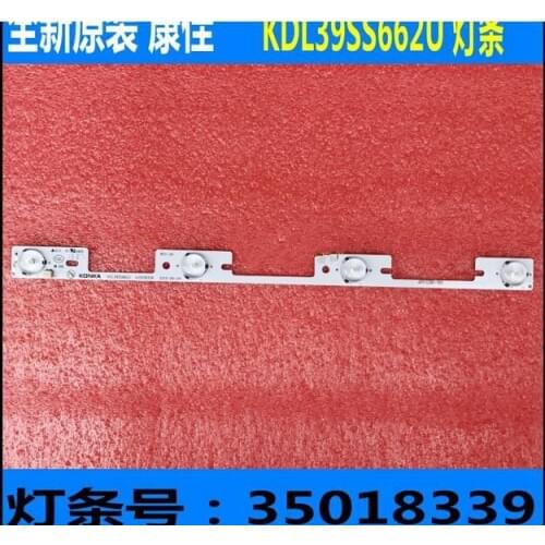 New 10 Pieces LED backlight bar for KONKA KDL39SS662U 35018339 327mm 4 LEDs( 1 LED 6V)