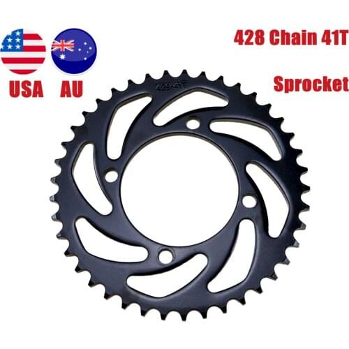 New 76mm 41T 428 Drive Rear Chain Sprocket For Taotao SDG Pit Dirt Bikes XR50 CRF50 KLX110 SSR YX Pitmotards