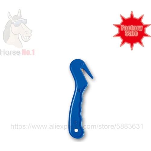 96 1029 Hay bag knife ABS plastic shell with covert metal knives 16.5x5cm horse stable kits hay cut out factory direct sale