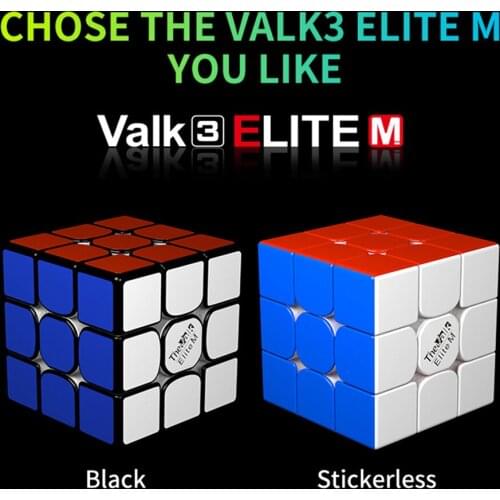QiYi Valk3 Elite M 3x3 professional MoFangGe Magnetic Speed Cube Stickers sticker Magic Cube Puzzle baby kids for competition