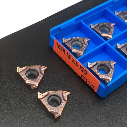 16ER M 2.5 ISO FT1125 Thread Turning tool high quality Carbide Inserts cutting Lathe Tools cutter CNC 16ER 2.5