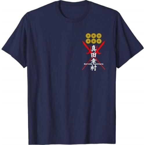 Samurai Sanada Yukimura Sengoku Warrior 2019 Brand New Clothing Men Fashion Cotton Clothing O Neck Tops Tees Shirt