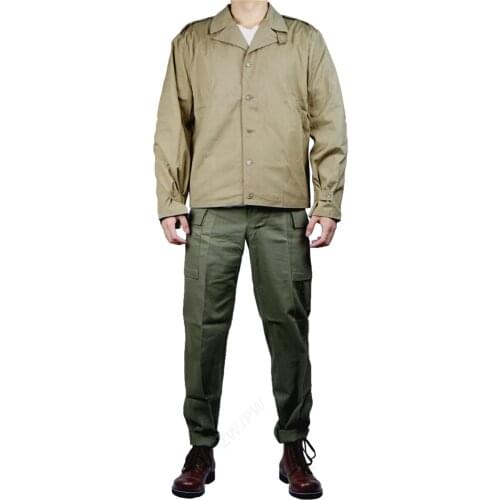 World War 2 Cotton Reproduction Of The Original Lining U.S. ARMY M41 Field Jacket and pants F/W Thin Version D-DAY