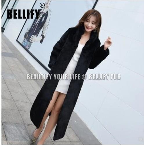 Top quality New 2020Fashion Warm thickening Natural rabbit Fur coats outerwear Plus size Winter Style Fur coats