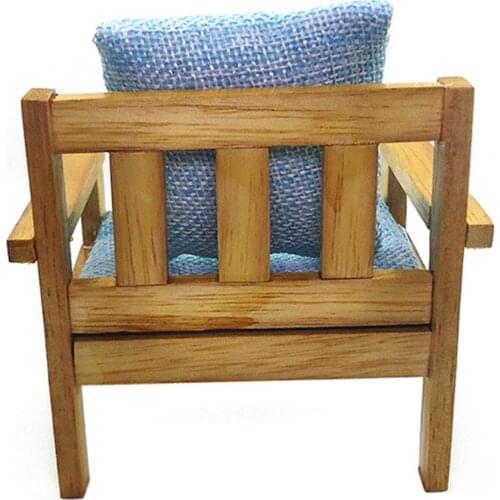 1/12 Dolls House Miniature Modern Armchair Sofa Settee with Cushion and Mat