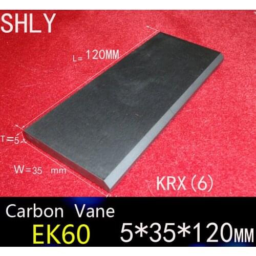 120x35x5mm Carbon graphite vane for Orion Pump Vanes CBx 40 /Dry running rotating compressors / Mobile compressors