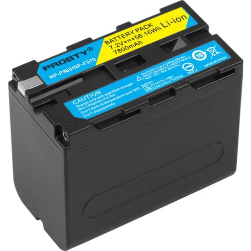 Probty 1x NP-F960 NP-F970 NP F960 NP F970 Battery For Sony CCD-TR200 TR215 SC5 DCR-TR7000 TV900 DSC-CD100 D700 GVA500 VCL-ES06E