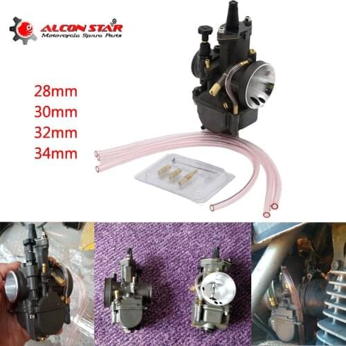 Alconstar-28/30/32/34mm Motorcycle Carburetor With Power Jet For Keihin PWK Koso OKO 2T 4T Motorcycle ATV UTV Off road Racing
