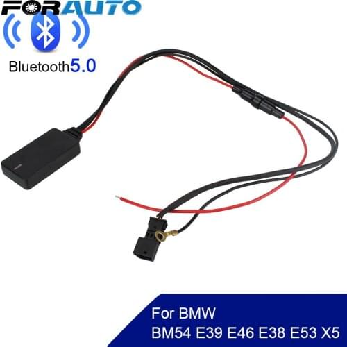 AUX IN Audio Radio Adapter For BMW BM54 E39 E46 E38 E53 X5 3-pin Car Bluetooth Module Car Electronics Accessories