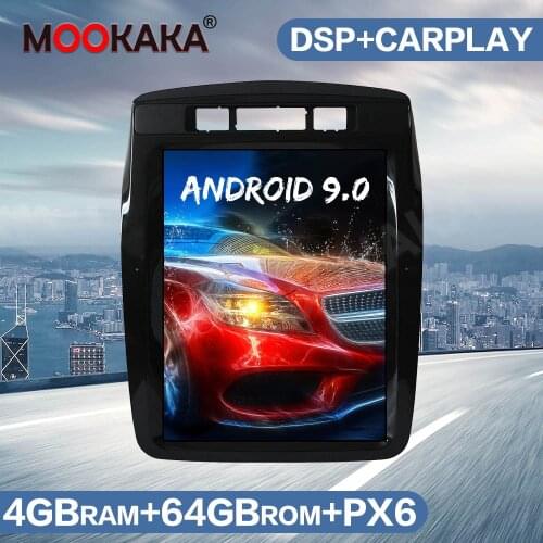 Tesla Screen Android 9.0 PX6 Car Multimedia Radio For Volkswagen/VW Touareg 2010+ Carplay Stereo Player GPS Navigation Head Unit