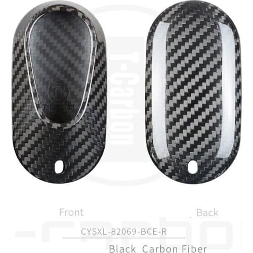 Real Carbon Fiber Key Case Cover Key Case Protective Shell For Mercedes Benz W223 Class S300 S350 S450 S500 2020 2021