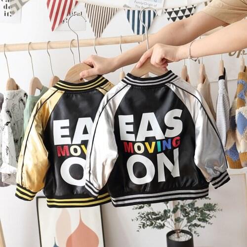 Kids Leather Jackets Toddler Boy Jacket Baby Girl Coat Children Jacket Boys Clothing Girls Autumn Clothes Kids Fur Coat Outfits