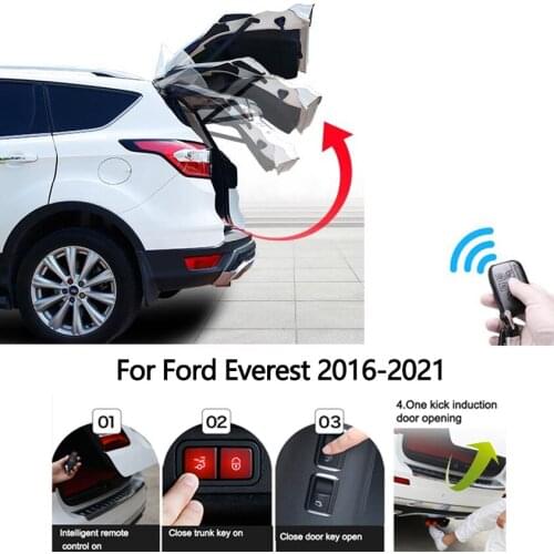 Electric Tailgate For Ford Everest 2016-2021 Car Power Trunk Lift Electric Hatch Tail Gate Auto Rear Door Tail Box Intelligent
