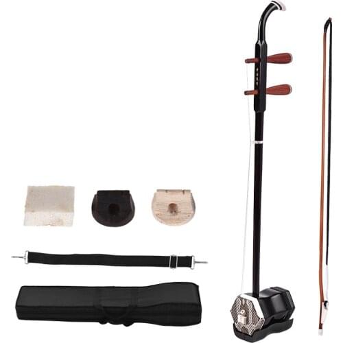 Erhu Chinese 2-string Violin Fiddle Stringed Musical Instrument Solidwood Chinese Traditional String Instrument Erhu accessories