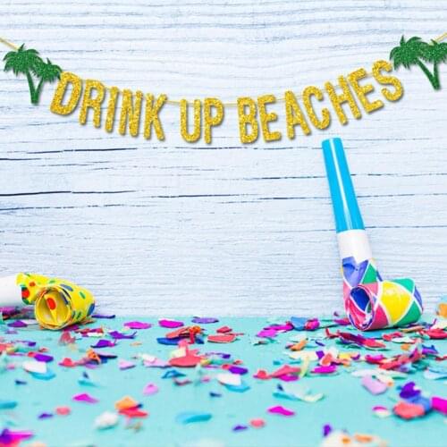 New Style Bunting Convenient Adjustable Wide Application Coconut Tree Party Banner for Home Festival Supplies Decor Products