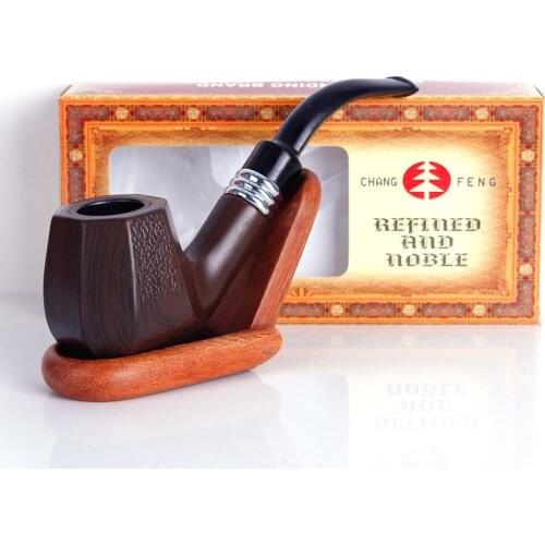 Classic Curved Smoking Pipe Portable Bent Pipe Long Cigarette Holder Resin To Remove Tar High Quality Smoking Accessories