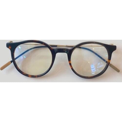 Retro Round Glasses Frame Men/women Brand Glasses Frame Round Eyeglasses Students Clear Flat Mirror Espejuelos De Ver