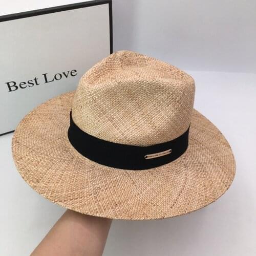 Summer panama hat treasure grass is prevented bask in restoring ancient ways of England caps big brim hat shading cool hat