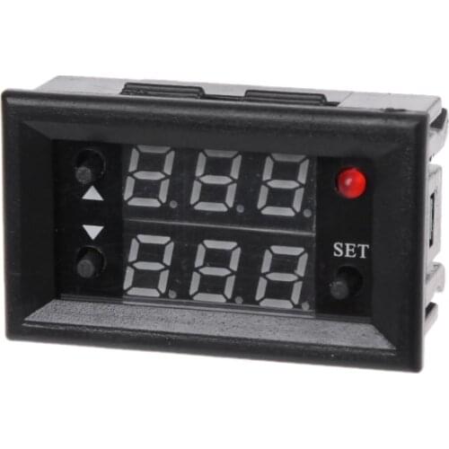 12V Timer Delay Relay Module Digital LED Display Cycle 0-999 Adjustable Relay