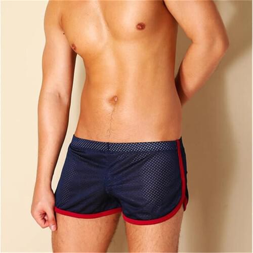 Hot Drop Spring men boxers shorts Arrow underpants mens boxers gyms breathable loose boxers short casual trousers summer