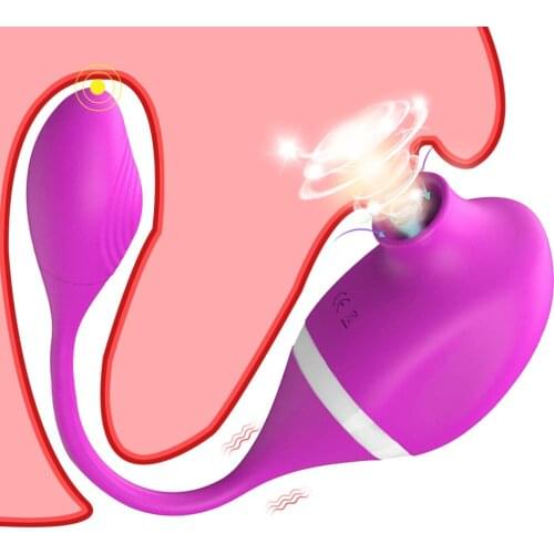 Clit Sucker Vibrators for Women Powerful Clitoris Stimulator Vacuum Sucking Female Love Vibrating Egg Sex Toy for Adults 18