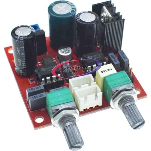 NE5532 ultra low pass filter board with low pass filter board can be used with a single power supply