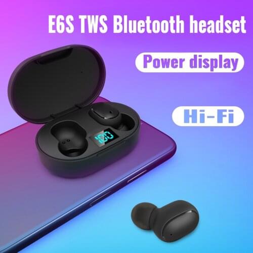 Newest E6S Wireless Headphone Bluetooth Earphones Waterproof Earpieces Sport Earbuds