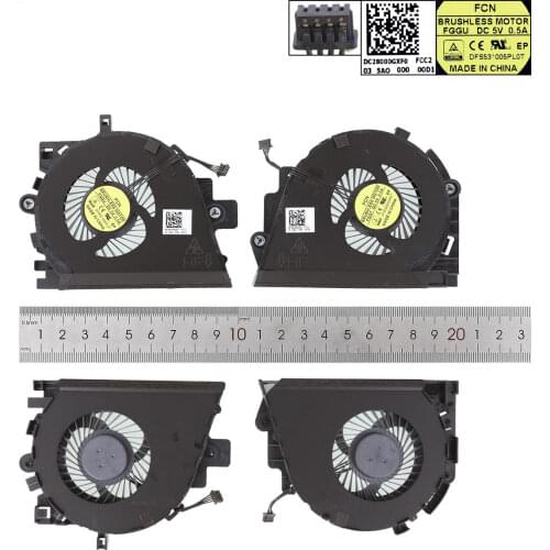 New Laptop Cooling Fan for HP ZBOOK 15 G3 CPU FAN(Original) PN:DC28000GVF0-FCC2 848251-001 DFS2000054RP0T