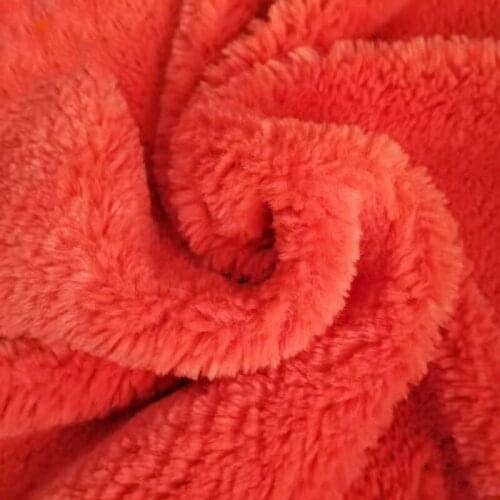 New style small raccoon Turkish cashmere flannel fashion fur integrated composite fabric