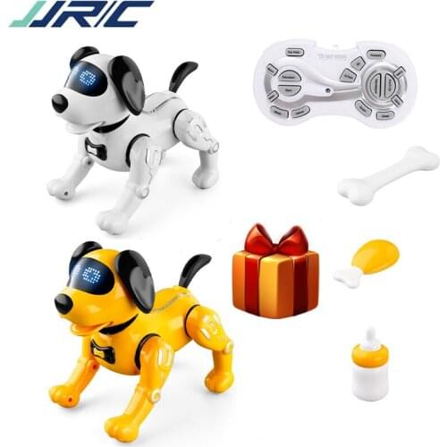 Original JJRC R19 Smart Robot Dog Pet Charging Touch Sensing Dynamic Dancing Sound and Light Singing Programmable RC Robot