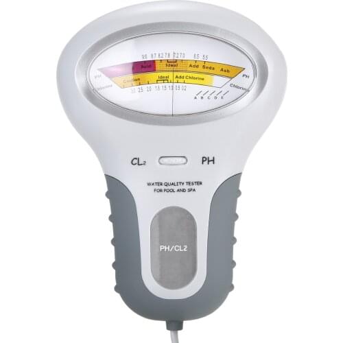 1 pcs White Quickly Test PH Cl2 Tester For Measuring Organic Pollution And Harmful Substances Water Analyzers