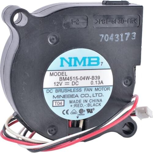 COOLING REVOLUTION BM4515-04W-B39 4515 12V 0.13A Double Ball Bearing Centrifugal Turbo Blower Fan