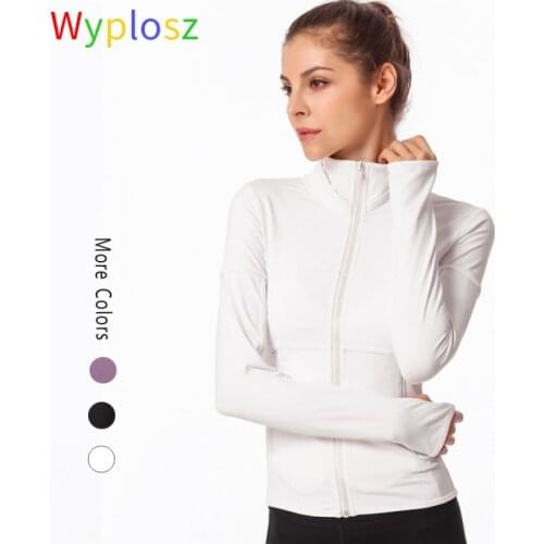 Wyplosz Yoga Jacket Running Winter Track Jacket Women Gym Jacket Sportswear For Windbreaker For Running Sports Clothing Ladies